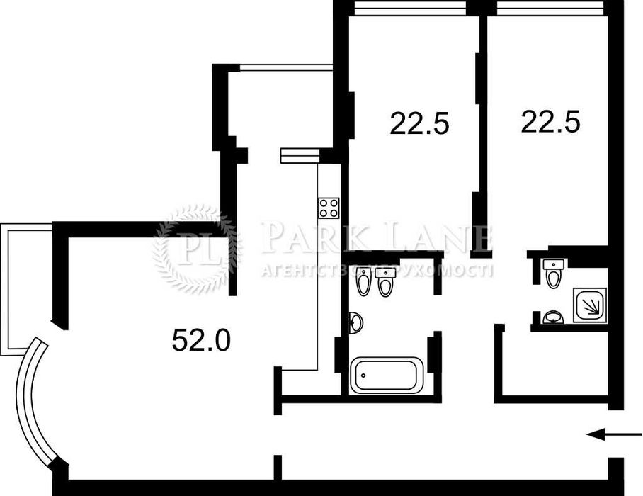 Продаж просторої 3х кімнатної квартири на Печерську ЖК Престиж Хол