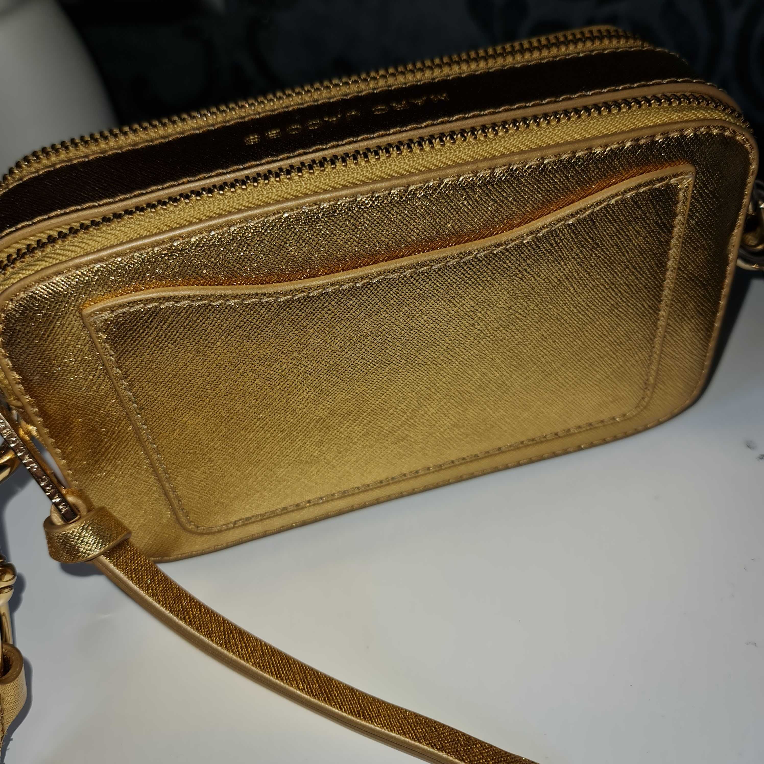 Torebka MARC JACOBS zlota model flagowy