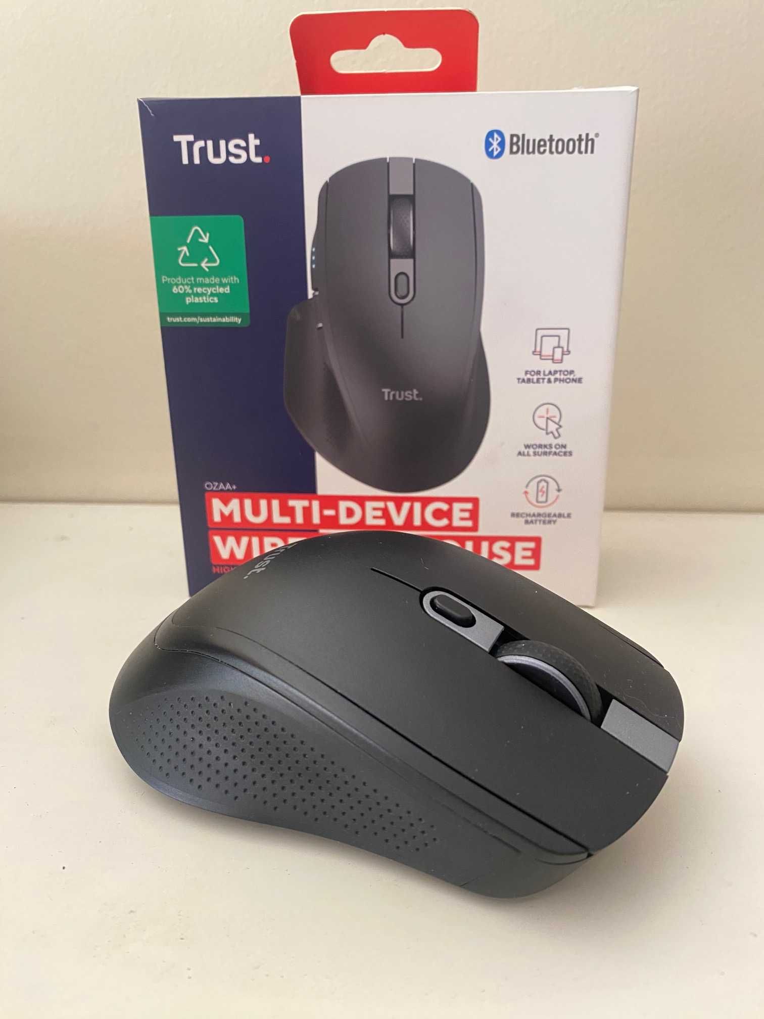Multi Device Wireless Mouse Trust + MousePad NPLAY