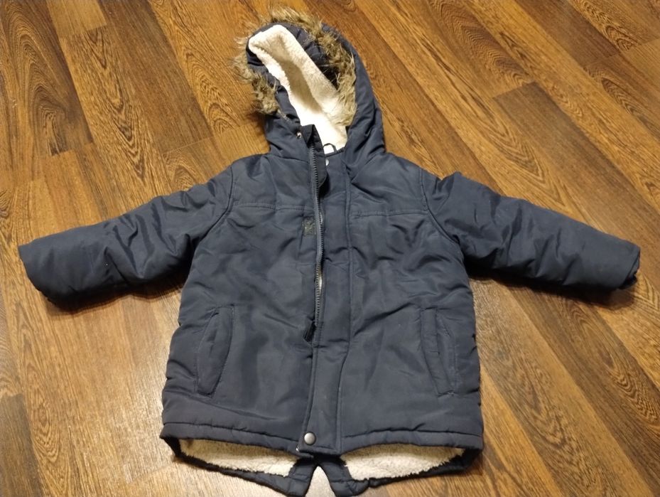 Kurtka płaszczyk granatowa 110