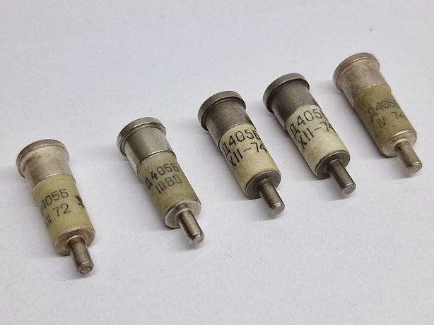 #184   5szt Radziecka dioda mikrofalowa D405B / Д405Б