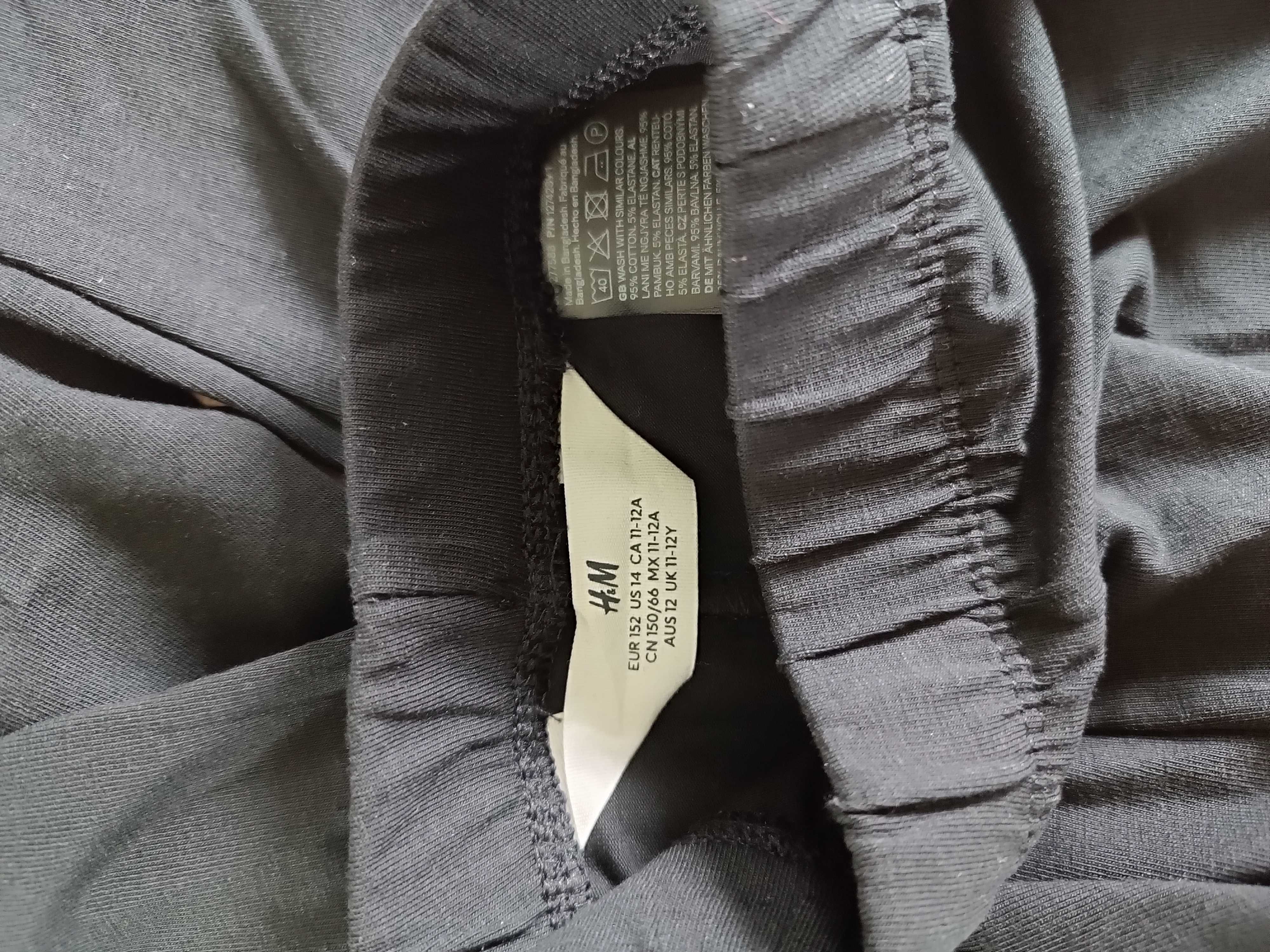 H&m dwie pary legginsów dziewczęcych 152