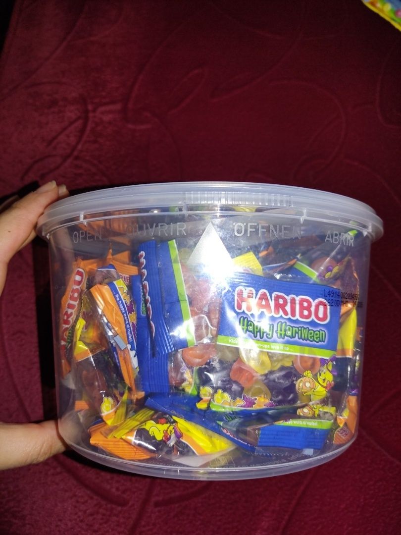 Набір міні-пачок з жувальними цукерками Haribo Happy Hariween Hallowee