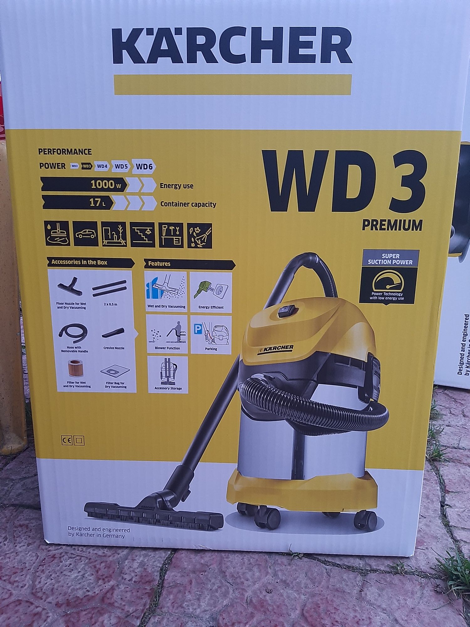 Професійний Karcher wd3 premium пилосос