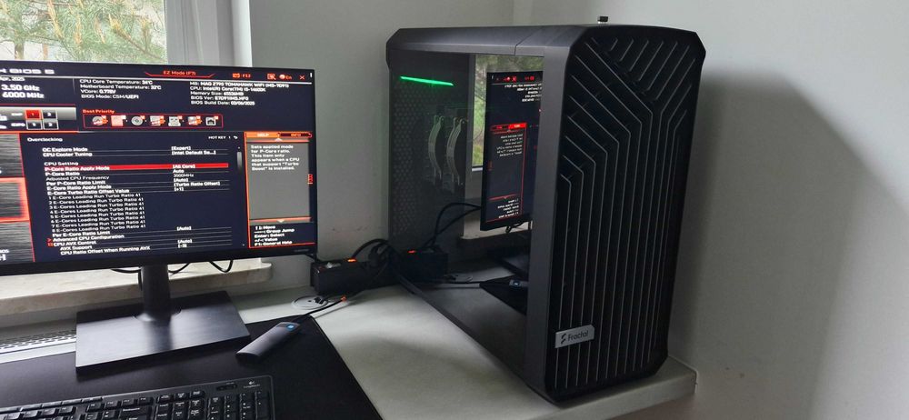 Komputer gamingowy i5 14600k, RTX 5070ti, 64GB RAM, mega zestaw