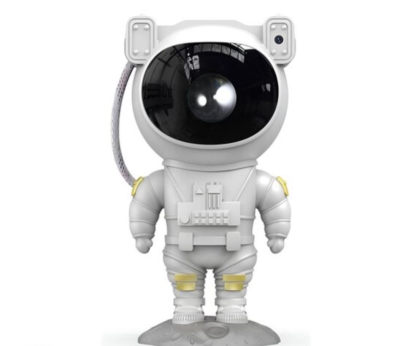Projektor Światła Gwiazd Led Astronuta Kosmonauta Lampka Nocna +Pilot