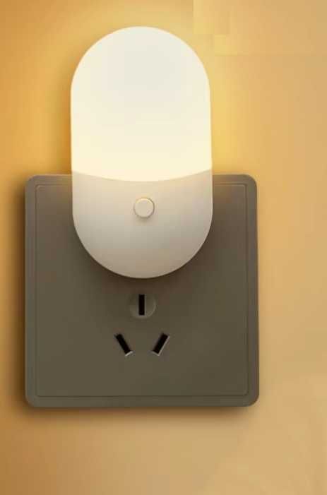 Lampka nocna AC220V wtyczka standardowa