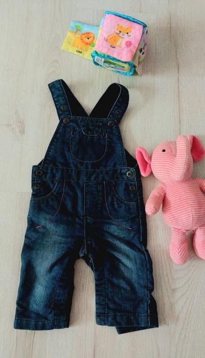 Джинсовий комбезик 0-6м.