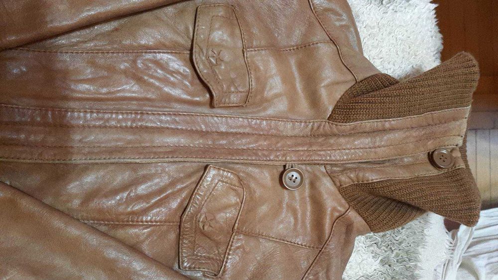 Kurtka skórzana Stradivarius r.36