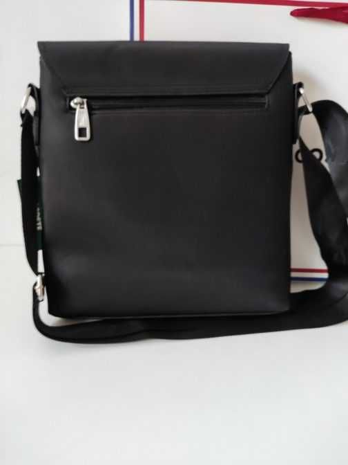 Lacoste męska torebka Listonoszka, skóra 3377