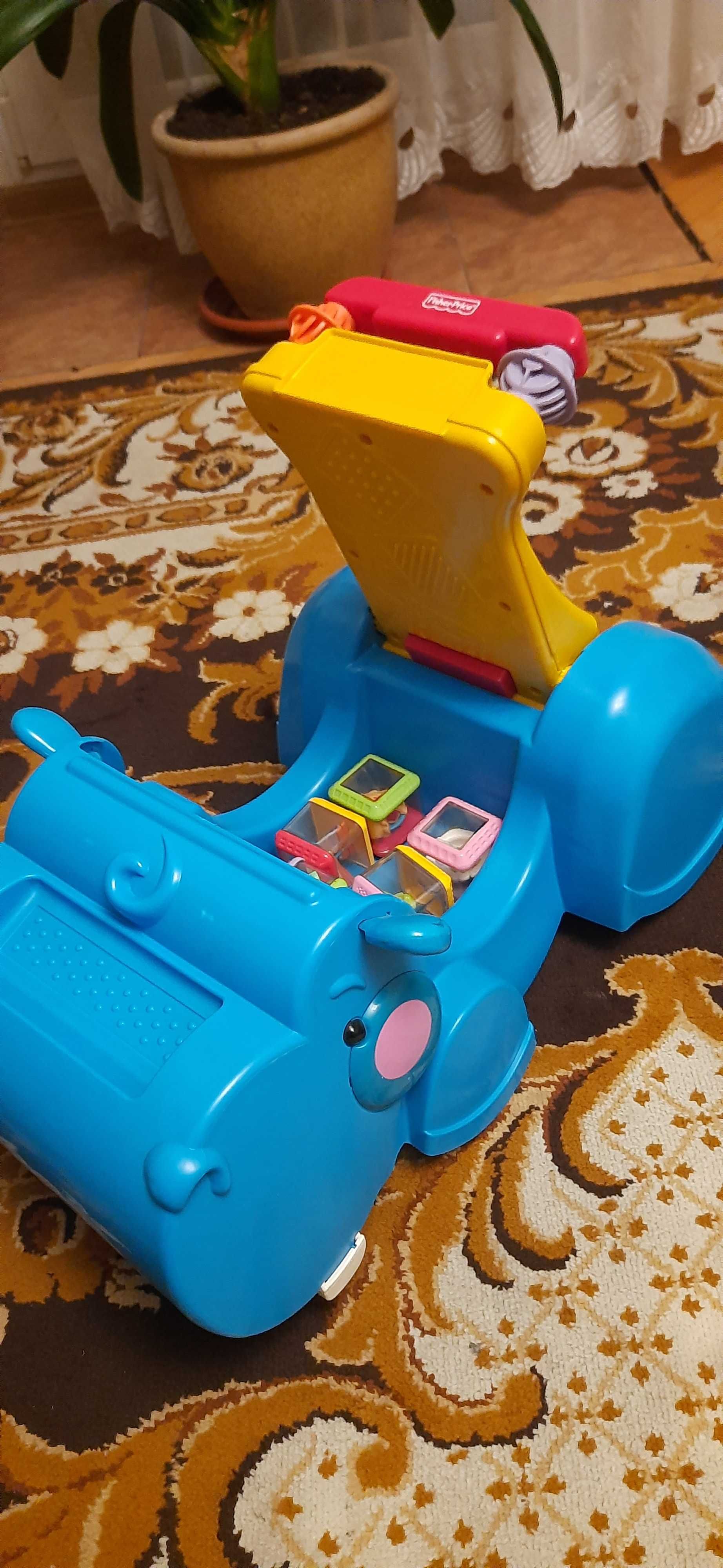 Zabawkę Chodzik jezdzik hipopotam Hipcio Fisher Price