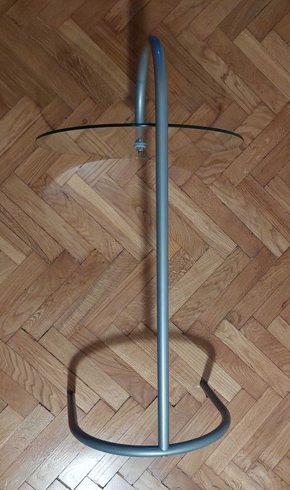 Szklano metalowy stolik nocny Ikea RY projektu Tord Björklund vintage