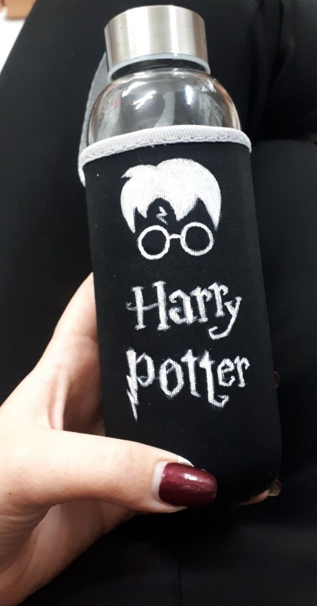 Garrafas e Bolsas Personalizadas Harry Potter