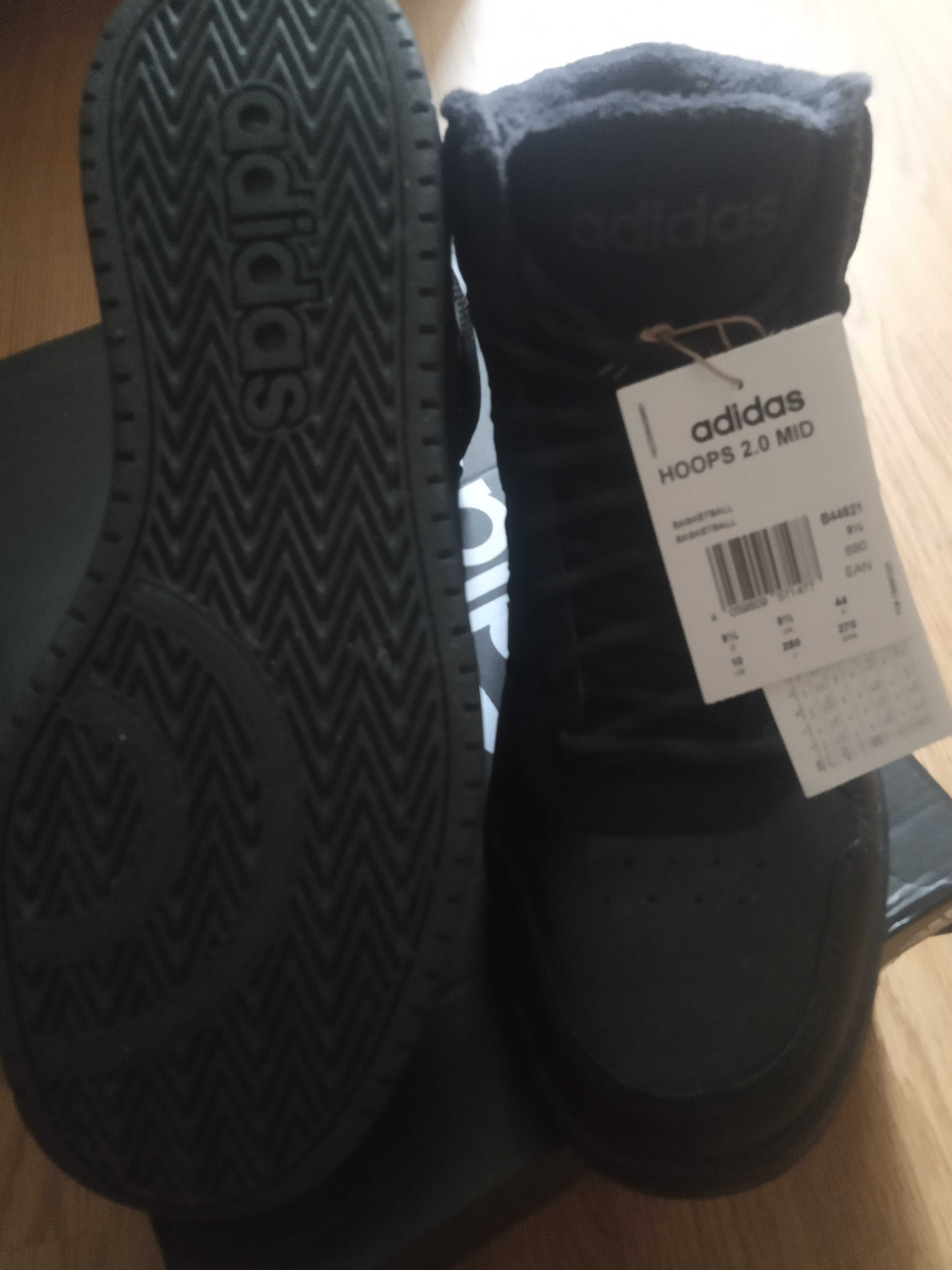 Нові Кросівки Adidas Hoops 2.0 Mid (Розмір 44).