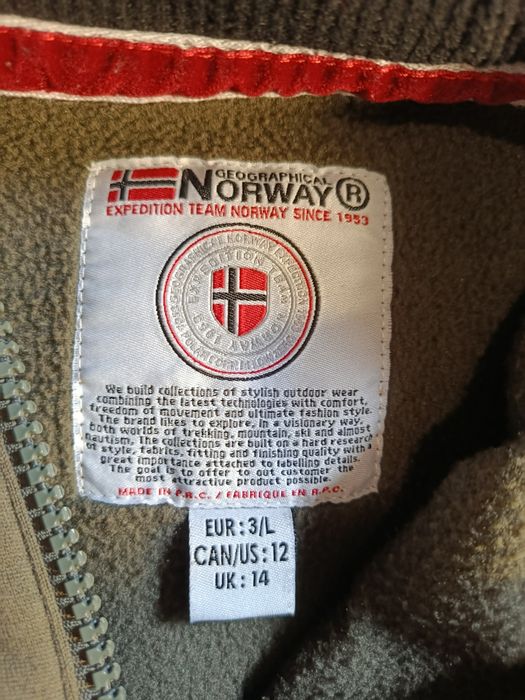 Geographical Norway Expedition Hoodie (L)

тепла оливкова худі з вишив