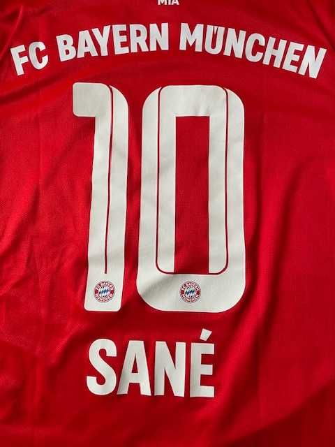 Koszulka piłkarska Bayern Monachium #10 Sane Adidas XL młodzieżowa