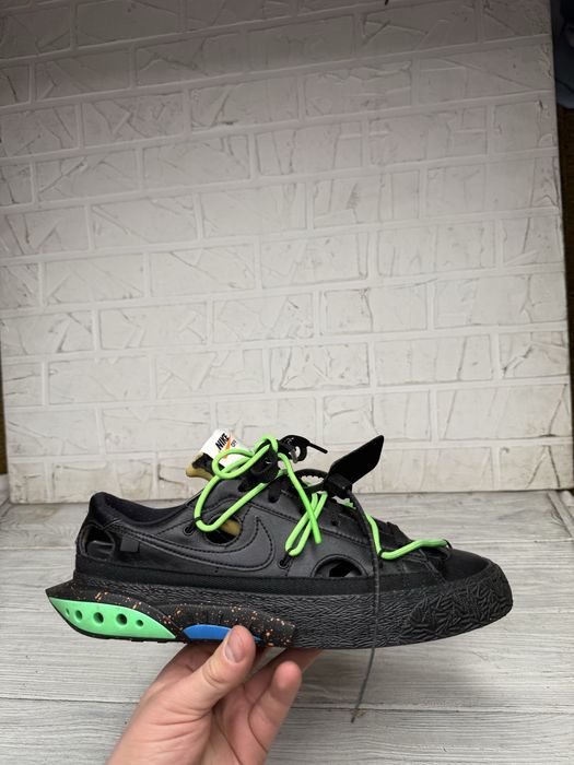 Модные мужские кроссовки nike off-white blazer low  42.5 размер