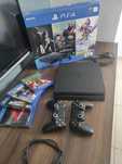 Konsola PS4 slim 1TB dużo gier i 2 pady