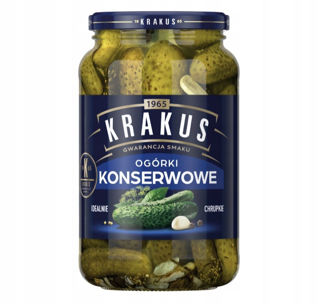 Ogórki konserwowe Krakus 920g