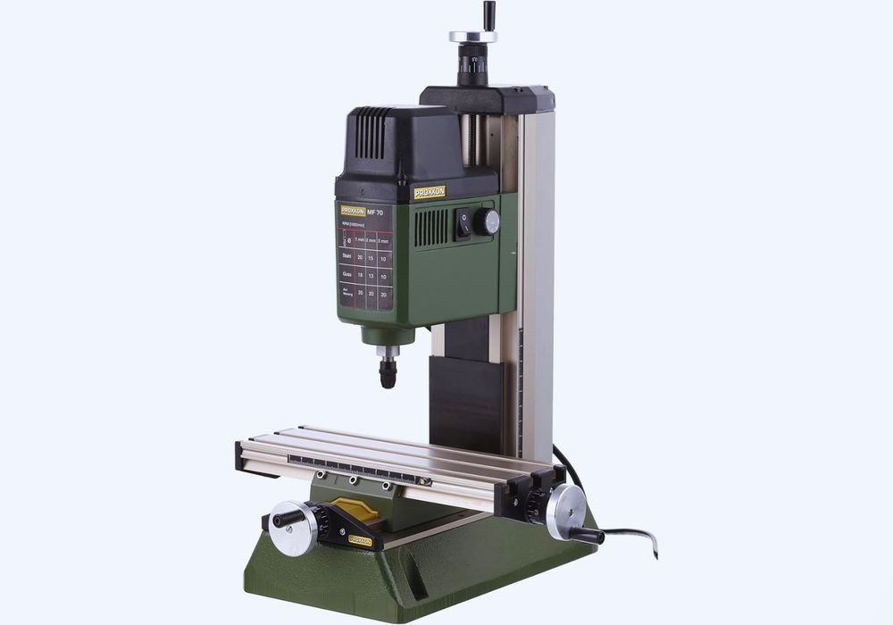Frezarka Stołowa Do Drewna Metalu Mała Mini Wiertarka proxxon mf 70