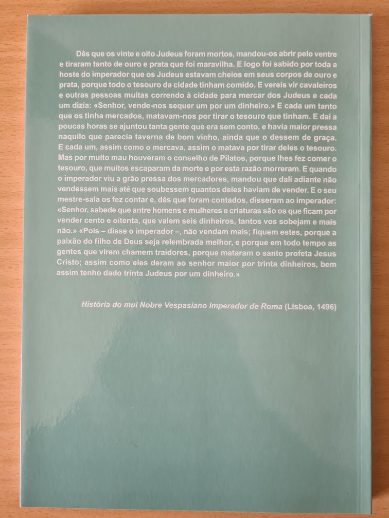 Livro "Histório do mui Nobre Vespasiano Imperador de Roma"