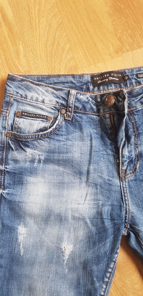 Spodnie damskie Philipp Plein jeans rozmiar 28