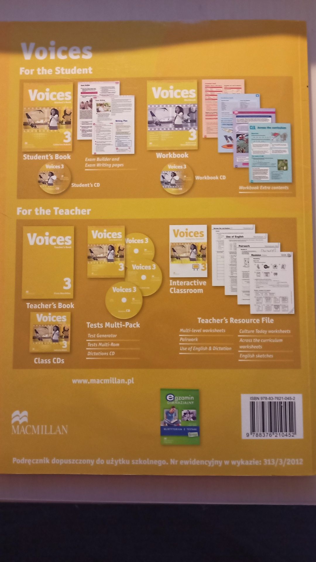 Nowe Voices 3 Student's Book + CD Praca zbiorowa