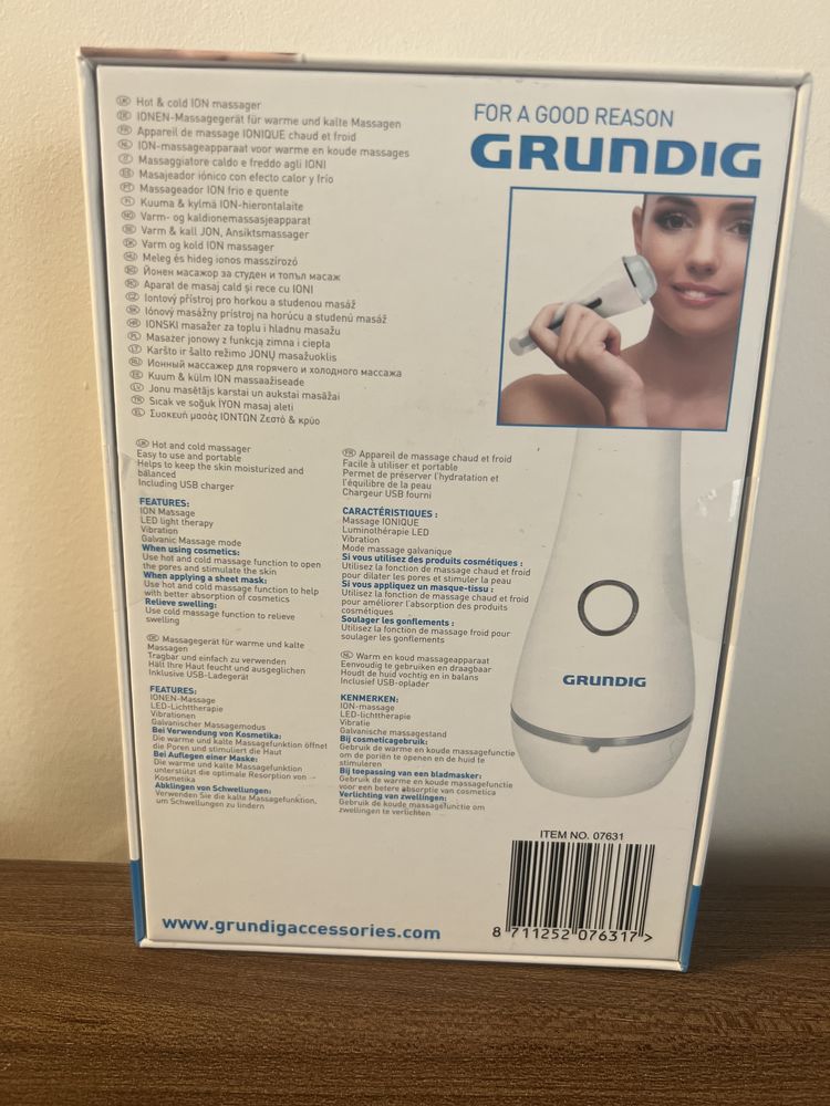 Masażer Grundig do twarzy przeciwzmarszczkowe żelazko