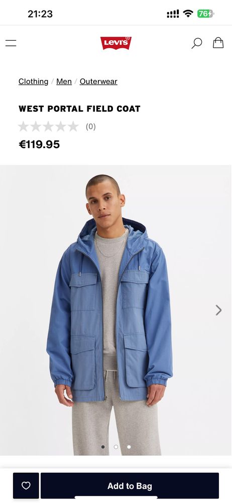 Levi’s West Portal Field Coat M