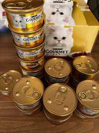 Gourmet Gold Delikatne kawalki karmy mokrej dla kotów Mieszanka 63x85g