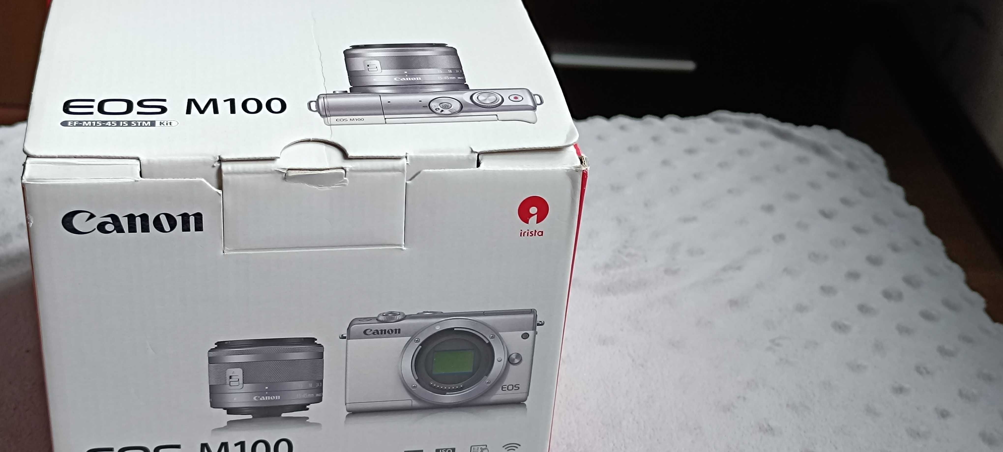 Aparat cyfrowy Canon EOS M100 + 2 obiektywy komplet