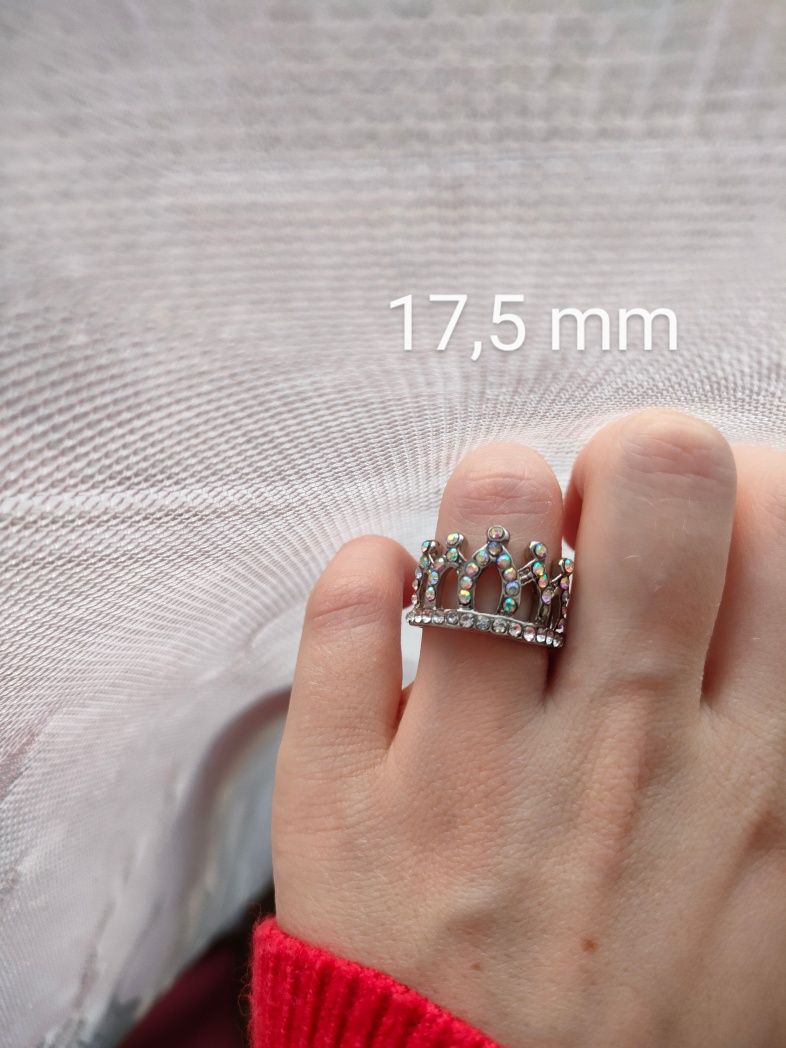 Pierścionek korona pierścionek w kształcie korony crown ring