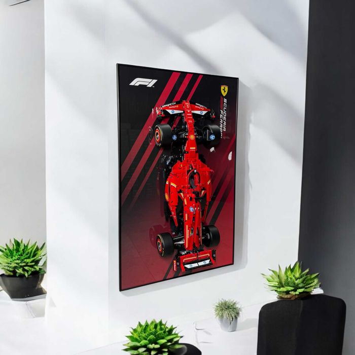 Настінний Тримач для LEGO Technic Ferrari F1 (42207) Ферарі Формула 1