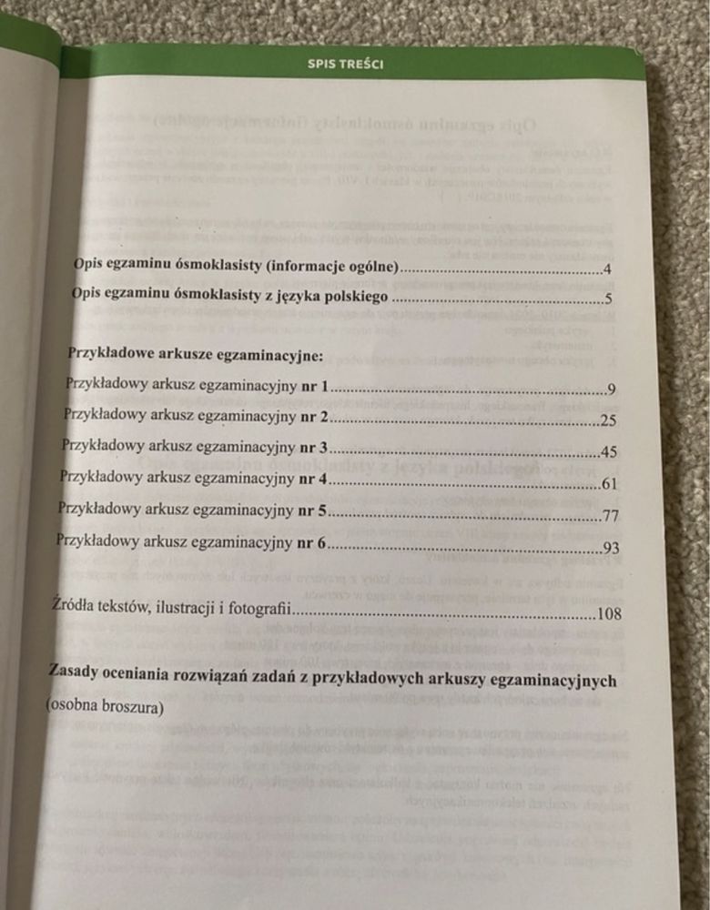 Arkusze egzaminacyjne z języka polskiego
