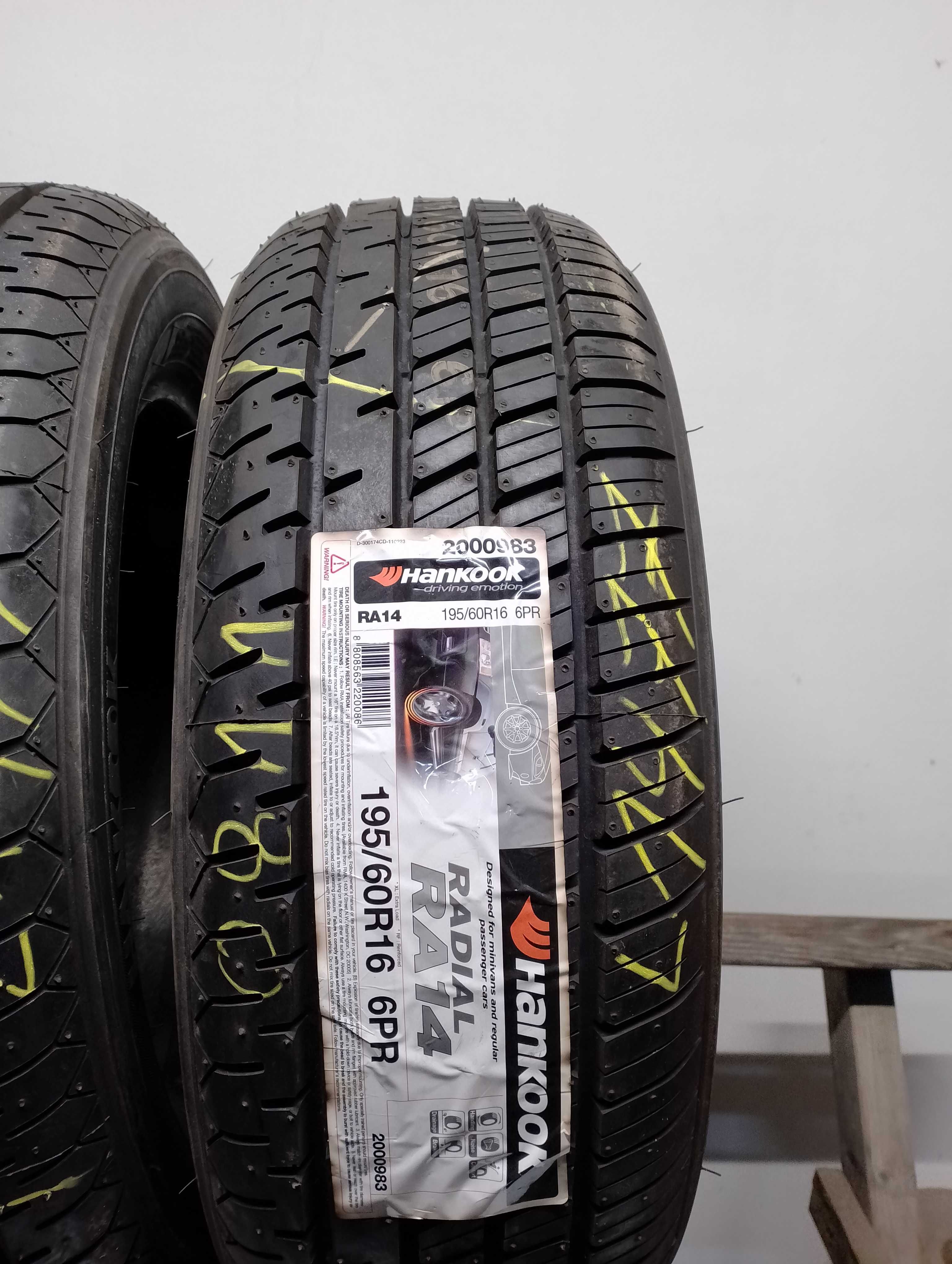 195/60 16 Hankook Radial RA14/ 0811 Obrzycko L1477