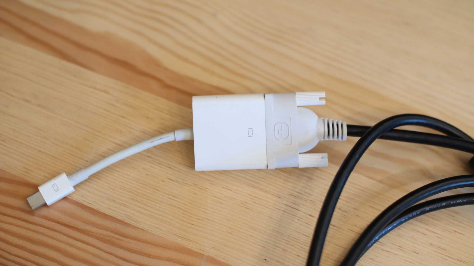 Конвертер с Mini Displayport на DVI адаптер для Apple MacBook