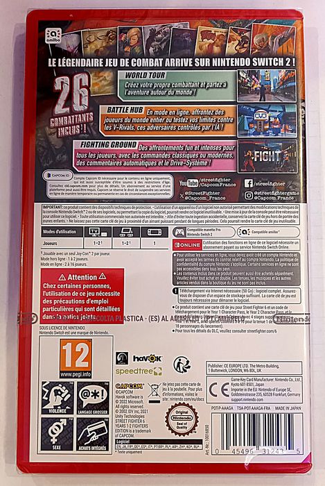 Gra Street Fighter VI 6 PL years 1-2 na Nintendo Switch 2 /Nówka!