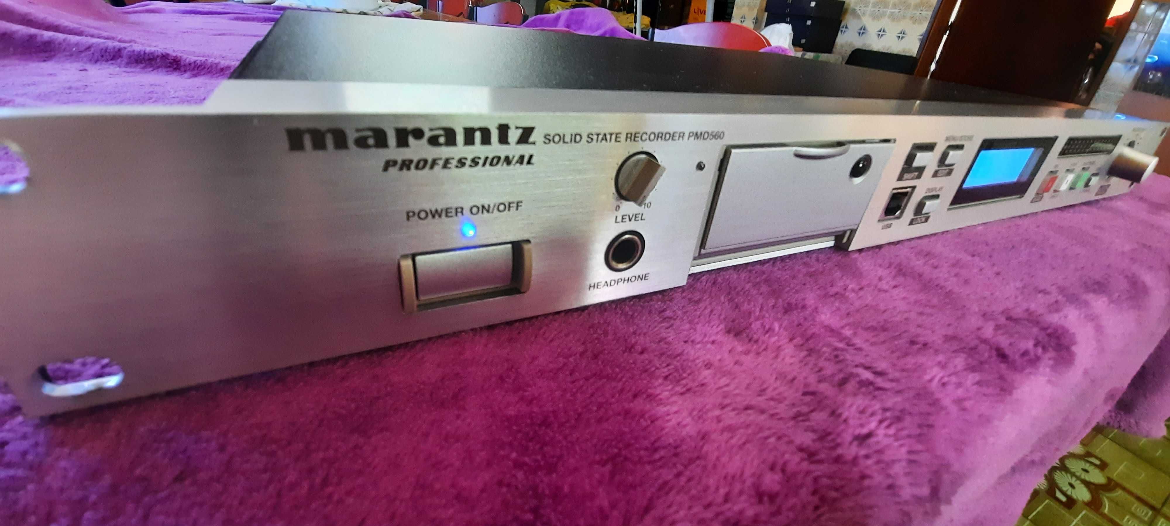 Gravador Audio MARANTZ PMD560 Professional Solid State Recorder