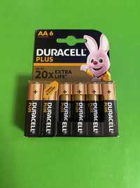 Батарейки Duracell Plus LR06 AA (R6, 316) 6 шт