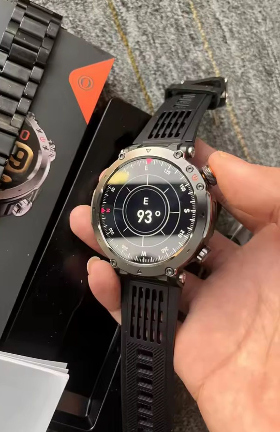 Тактические Смарт часы от 3 до 4 недель.GPS.Compas.ip68. Ultra HD.