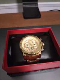 Złoty elegancki zegarek Naviforce