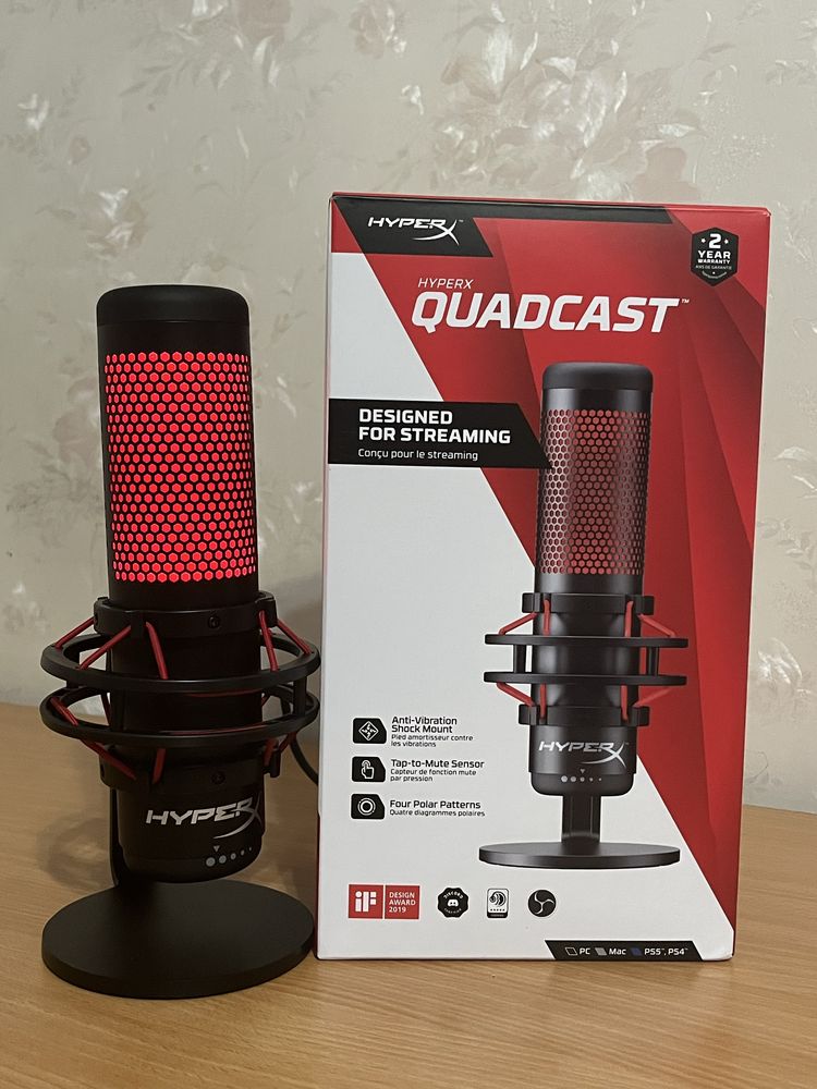 Продам мікрофон HyperX QuadCast