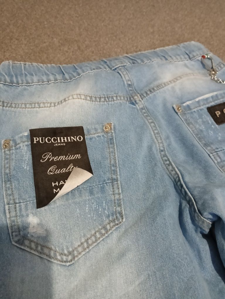 Spodnie damskie jeansy PUCCIHINO