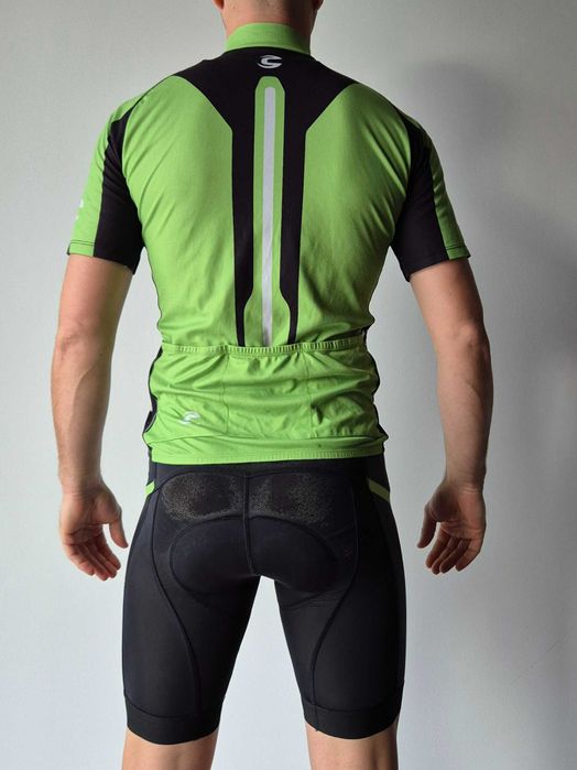Cannondale - komplet, spodenki na szelkach + koszulka z kieszeniami.