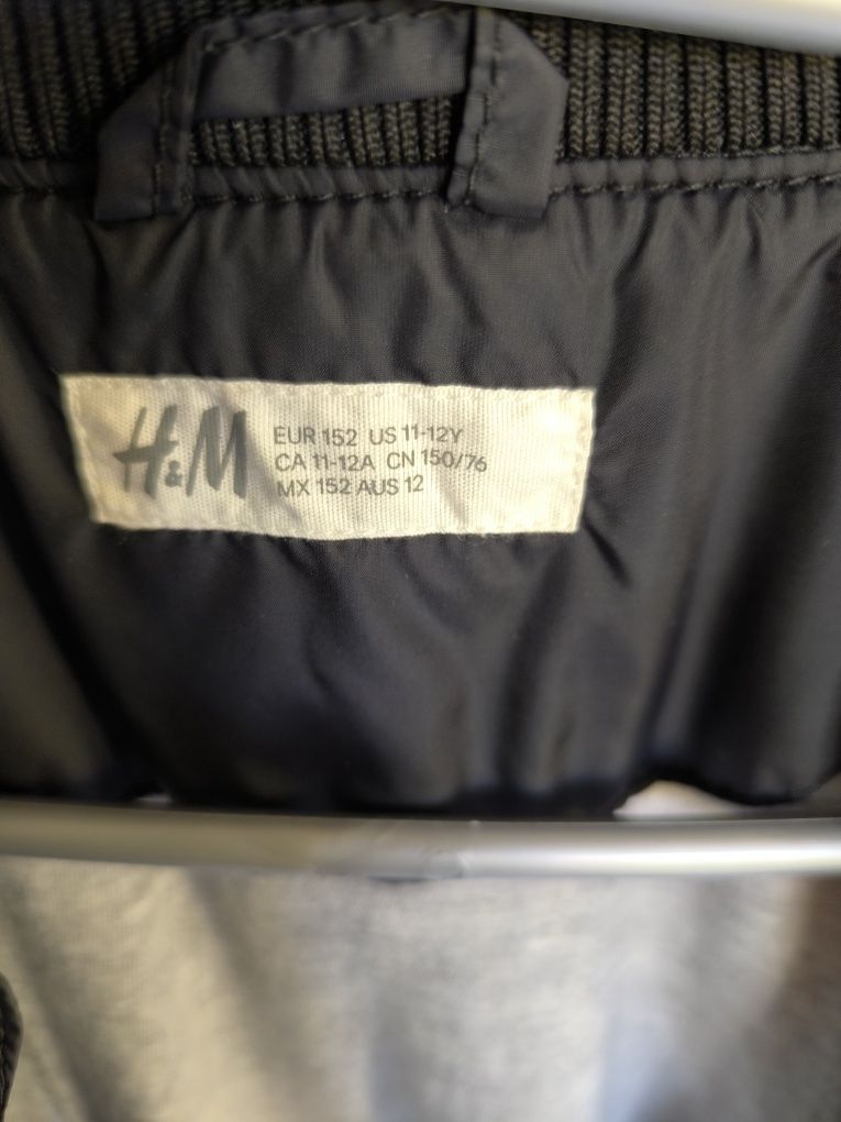 Kurtka H&M EUR 152 bomberka czarna