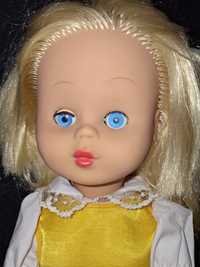 Kolekcja PRL lalka blondynka niebieskie oczy Krawal