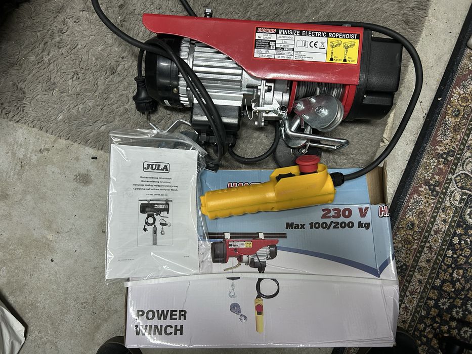 Wciągarka elektryczna Hamron HGS 200 stan jak nowy