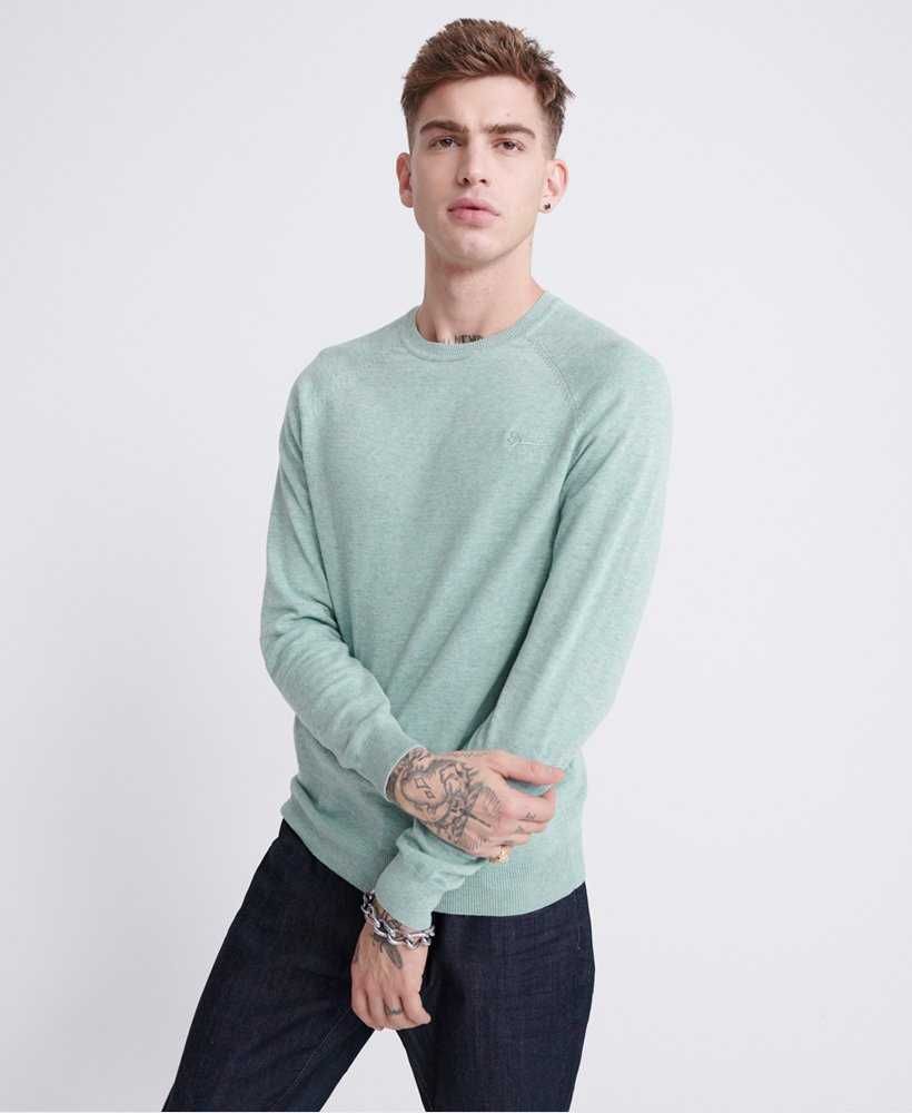 SUPERDRY Orange Label Sweter Męski L Oryginalny Super Stan Bawełna