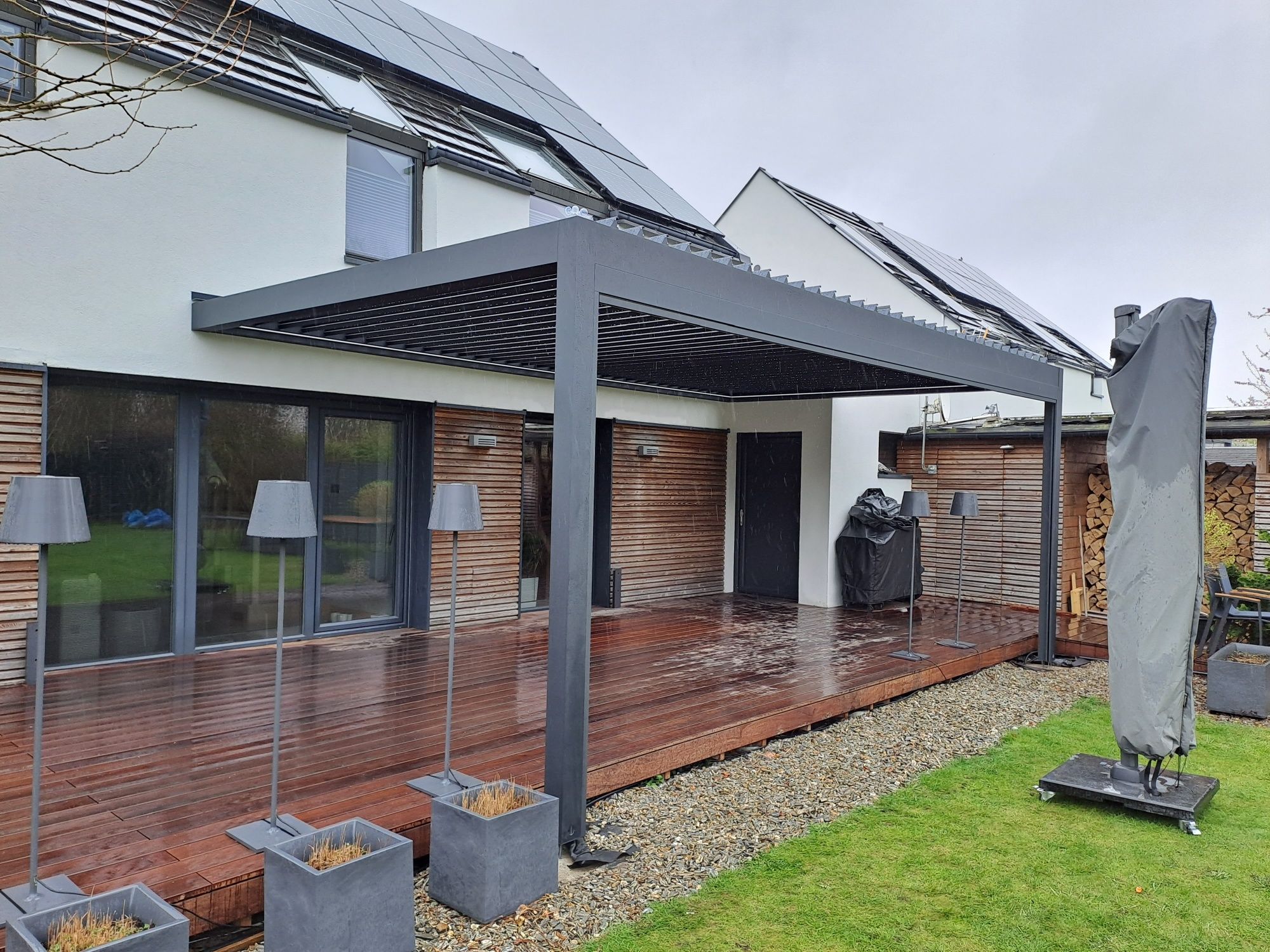 Żaluzje zewnetrzne z90 c80 pergola aluminiowa