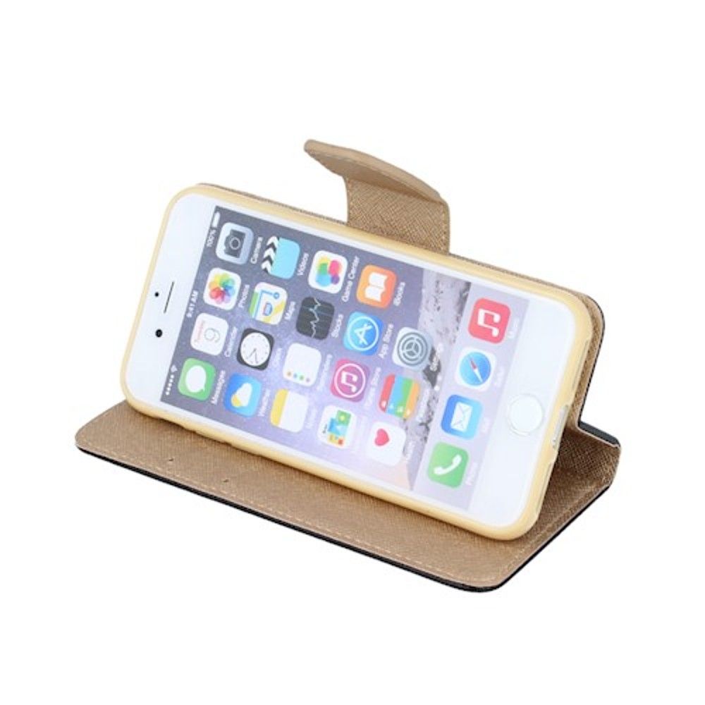 Etui Fancy Book do Samsung Galaxy S24 Ultra Black / Gold